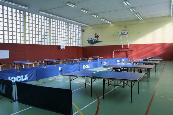 La salle du CHAGNY TT avant la competition