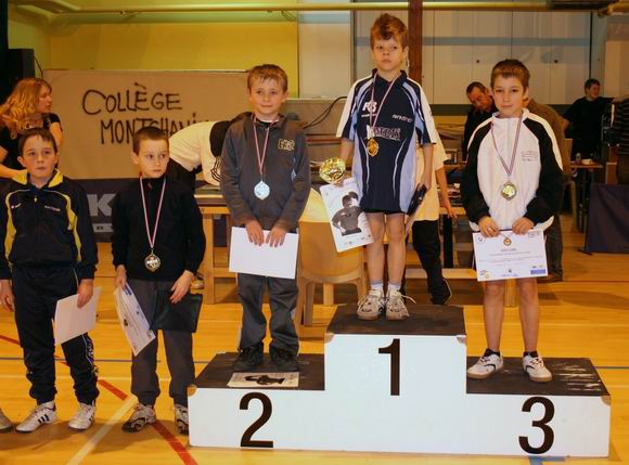 Le podium en Gar�ons 1997