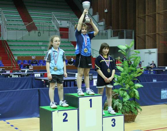 Lea CHANLIAU sur le podium (3eme)