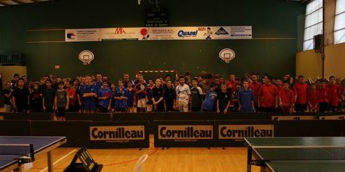 Les joueurs du grand prix jeunes Tour 1