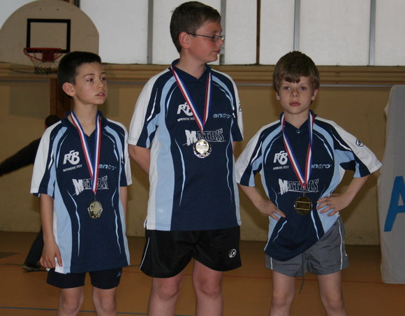 Equipe CHAGNY TT  Benjamins Interclubs 2008