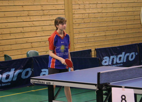 Le podium en Minimes Filles