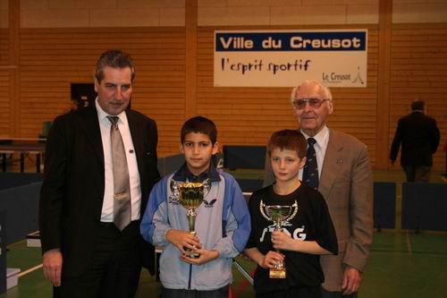 Le podium en -12 ans