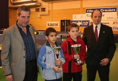 Le podium en -14 ans