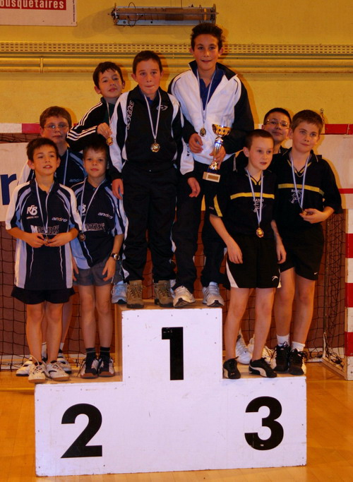 Le podium en 13ans Gar�ons