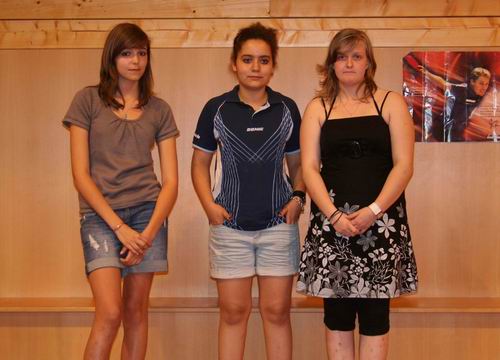 Podium titres departementaux cadettes