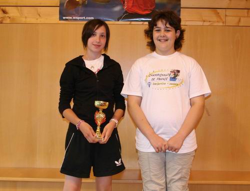 Podium titres departementaux cadettes