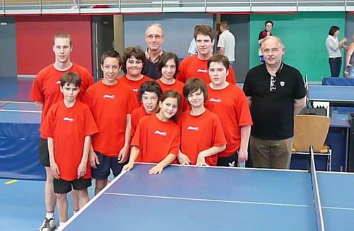 Le Comit� CD71 sur la 3eme marche du podium