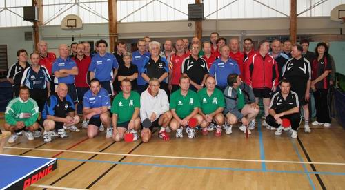 Le groupe des joueurs v�t�rans