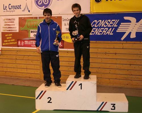 Le Podium en cat�gorie M14