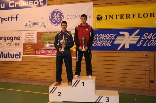 Le Podium en cat�gorie M18