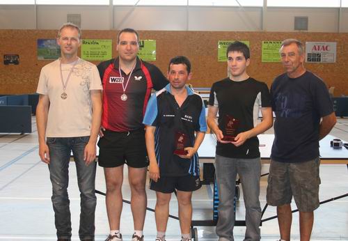 Le podium en Seniors Messieurs