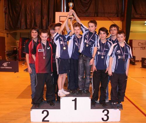 Le podium en 15ans Gar�ons