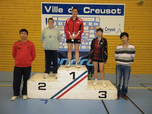 Le podium en V�t�rans 2 Dames
