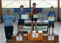 Le Podium du Tableau 1 du tour 4 du Grand Prix Detection
