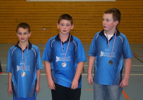 Le podium en Benjamins