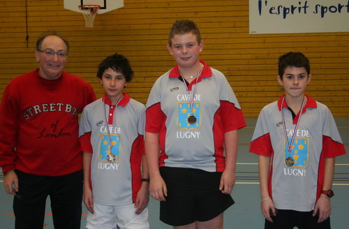 Le podium en Cadets