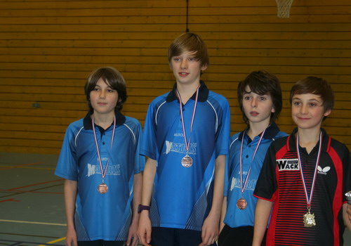 Le podium en Minimes