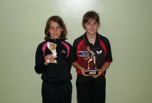 Le podium en Minimes Filles