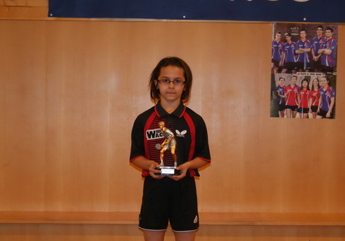 Le podium en Poussines