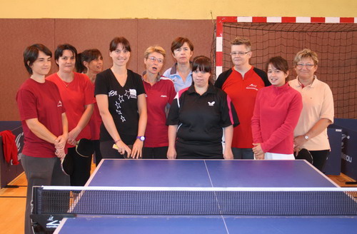 Les joueuses du troph�e des dames Tour 1