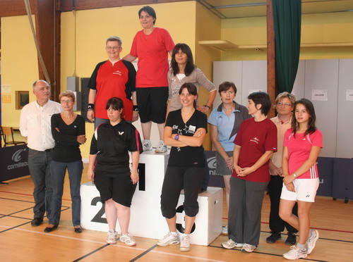 Les joueuses du troph�e des dames Tour 1