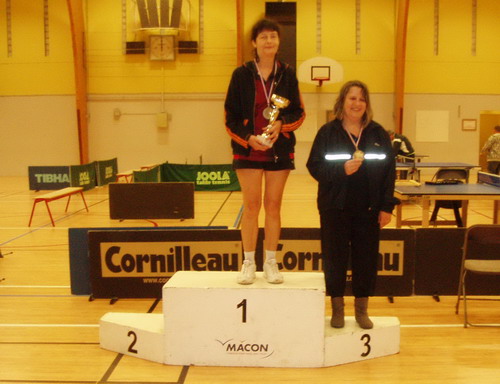 Le podium en V�t�rans 2 Dames