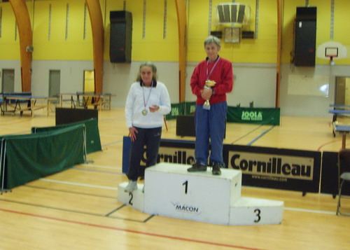 Le podium en V�t�rans 3 Dames