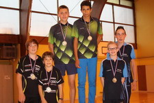Le Podium du Tableau 3 du tour 1 du Grand Prix Jeunes