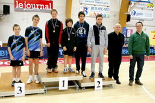 Le Podium du Tableau 3 du tour 3 du Grand Prix Jeunes