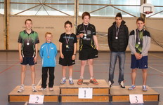 Le Podium du Tableau 3 du tour 5 du Grand Prix Jeunes