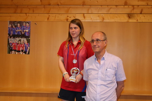 Le podium en Juniors Filles