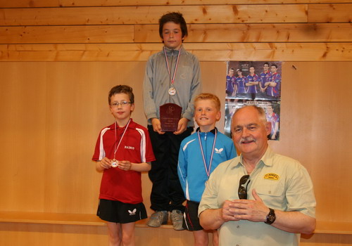 Le podium en Minimes Gar�ons