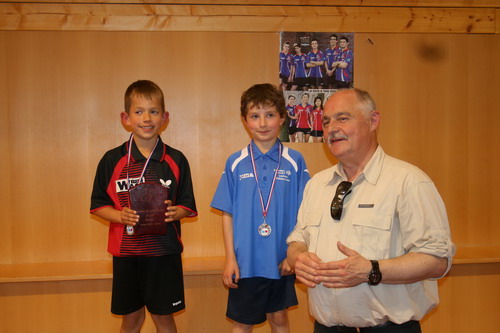 Le podium en Poussins