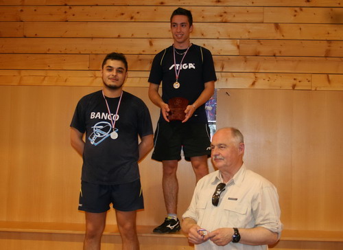 Le podium en Seniors Messieurs