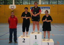 Le Podium du tour 1 du Trophée des Dames
