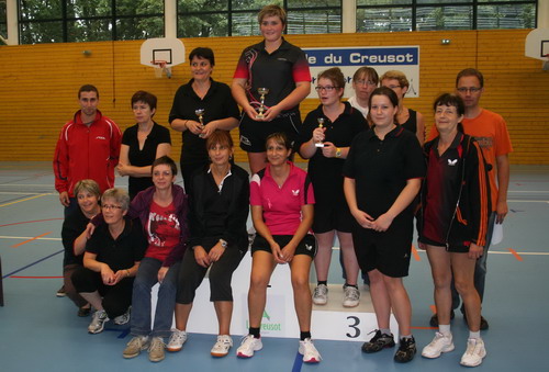 Les joueuses du troph�e des dames Tour 1
