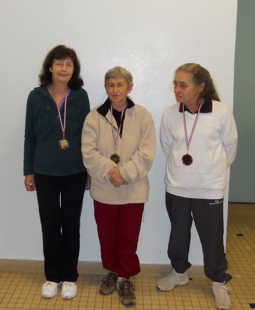 Le podium en V�t�rans 3  Dames