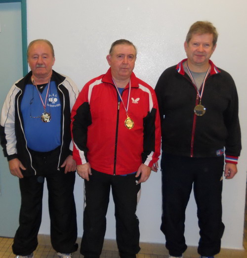 Le podium en V�t�rans 3  Messieurs