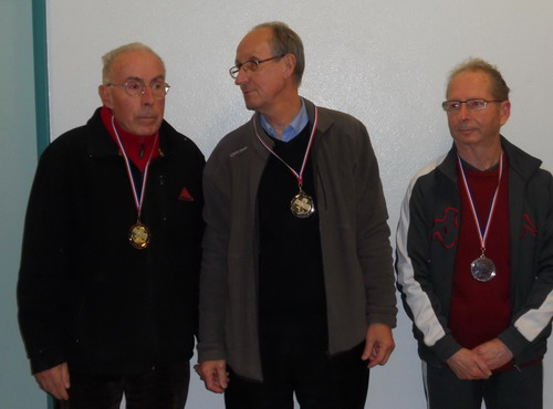 Le podium en V�t�rans 4  Messieurs