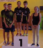 Le Podium du Tableau 3 du tour 1 du Grand Prix Jeunes