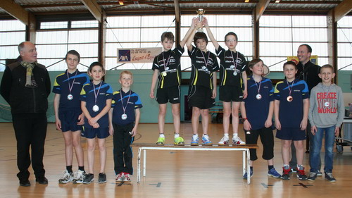 Le podium en Minimes