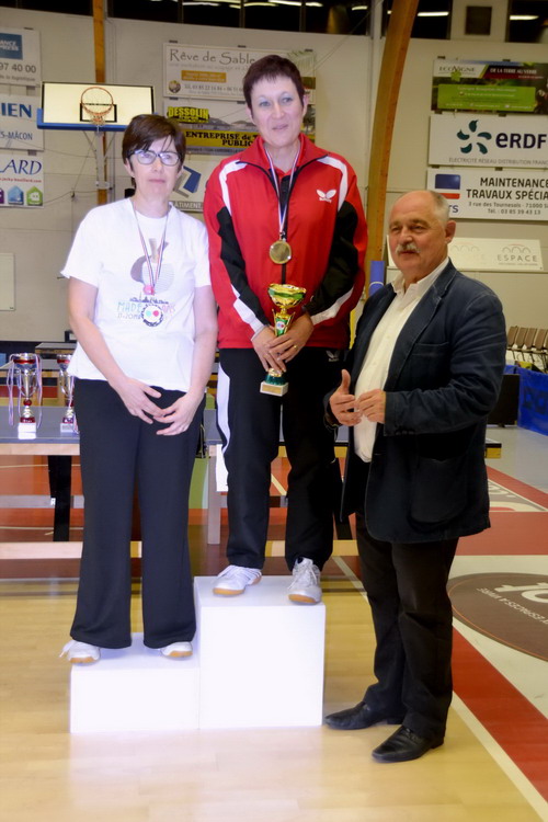 Le podium en V�t�rans 2  Dames