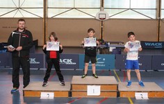 Le Podium du Tableau 2 du tour 4 du Grand Prix Detection