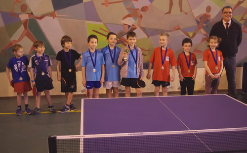 Podium Interclubs Benjamins