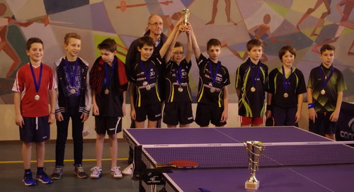Podium Interclubs Minimes