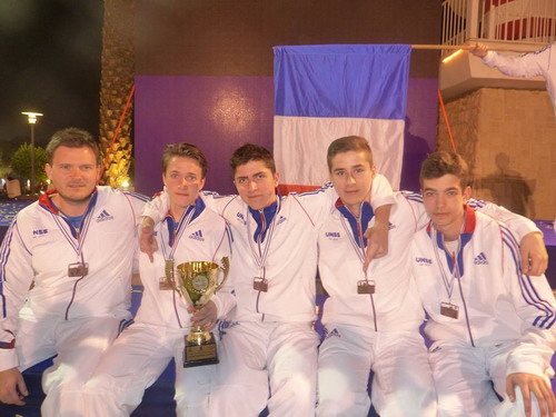 Florian Bourrassaud medaille Championnat du monde UNSS
