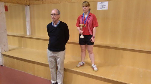 Le podium en Juniors Filles