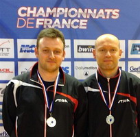 Le double Pinto / Dutilloy medaille d'argent Veterans