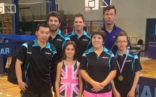 L'equipe de Bourgogne avec Vladimir SAMSONOV